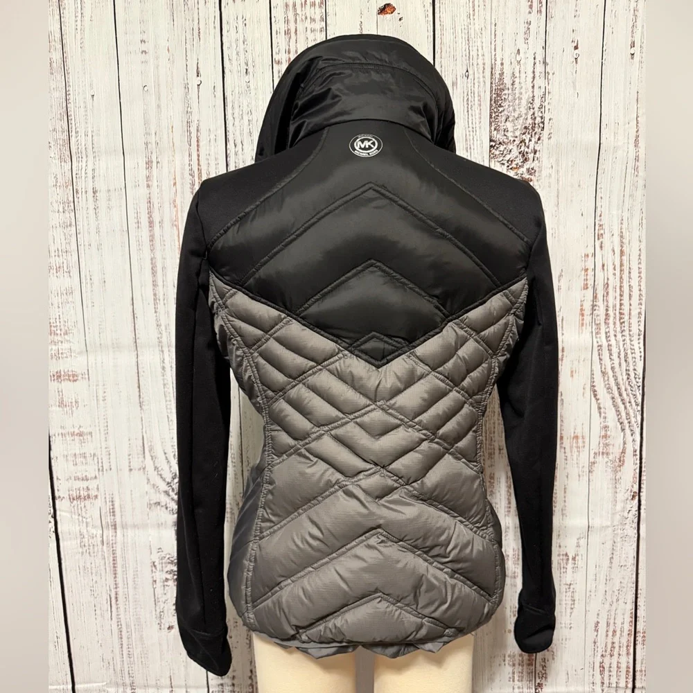 Michael Kors Black and Gray‎ Puffer Jacket